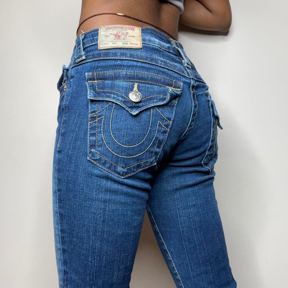 True Religion Skinny Low Rise Jeans